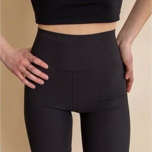 Z Supply Black Ribbed Bike Short